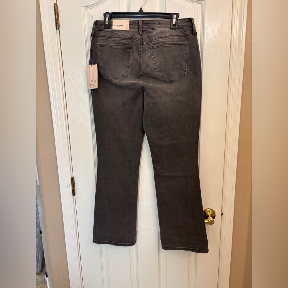 NYDJ Castle Hill Ankle Length Barbara Bootcut Gray Jeans Women's Size 10 New - Picture 6 of 7
